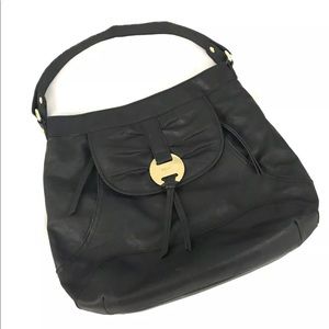 RELIC Black Faux Leather Shoulder Bag Purse
